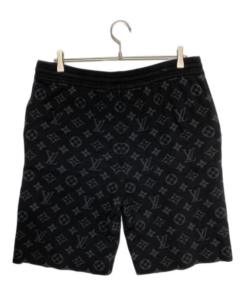 LOUIS VUITTON（ルイ ヴィトン）LOUIS VUITTON (ルイ ヴィトン) モノグラムニットハーフパンツ ブラック サイズ:Lの古着・服飾アイテム