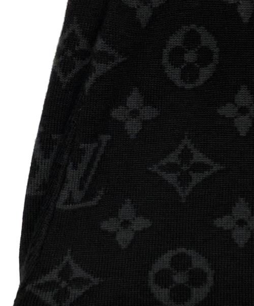 LOUIS VUITTON（ルイ ヴィトン）LOUIS VUITTON (ルイ ヴィトン) モノグラムニットハーフパンツ ブラック サイズ:Lの古着・服飾アイテム