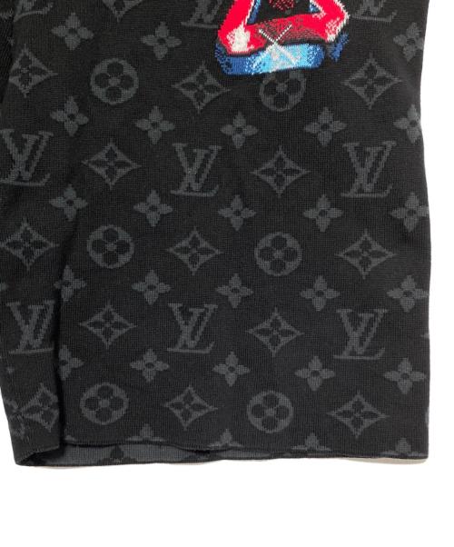 LOUIS VUITTON（ルイ ヴィトン）LOUIS VUITTON (ルイ ヴィトン) モノグラムニットハーフパンツ ブラック サイズ:Lの古着・服飾アイテム