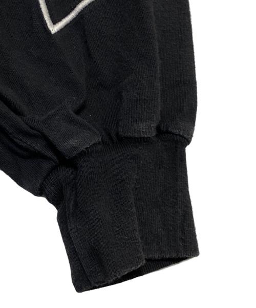 BALENCIAGA（バレンシアガ）BALENCIAGA (バレンシアガ) ロゴ刺繍ロングスリーブカットソー ネイビー サイズ:Lの古着・服飾アイテム