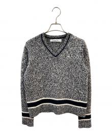 Christian Dior（クリスチャン ディオール）の古着「ロゴニット」｜ネイビー