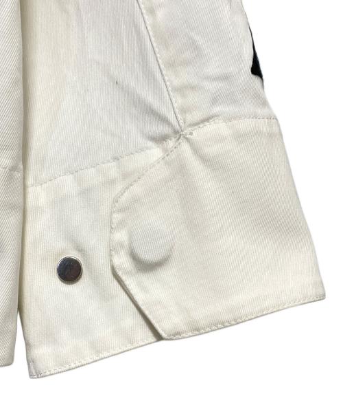 OFFWHITE（オフホワイト）OFFWHITE (オフホワイト) ローズ刺繍ミリタリージャケット ホワイト サイズ:XXSの古着・服飾アイテム