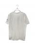 MONCLER (モンクレール) トリコロールステッチTシャツ ホワイト サイズ:L：25000円