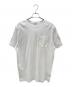 MONCLER（モンクレール）の古着「トリコロールステッチTシャツ」｜ホワイト