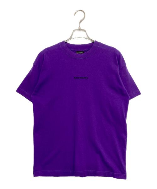 BALENCIAGA（バレンシアガ）BALENCIAGA (バレンシアガ) ロゴTシャツ パープル サイズ:XSの古着・服飾アイテム