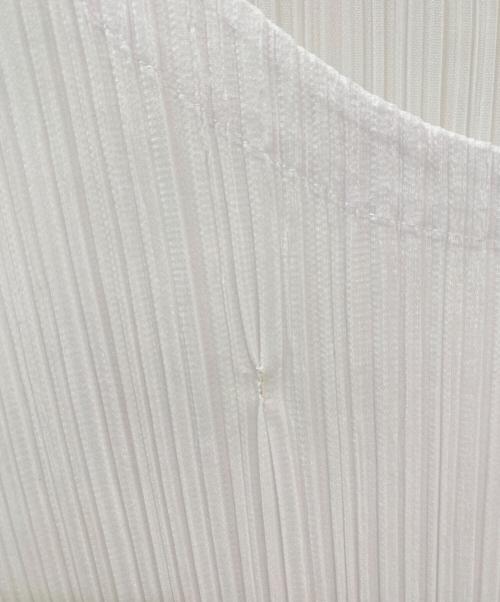 PLEATS PLEASE（プリーツプリーズ）PLEATS PLEASE (プリーツプリーズ) プリーツワンピース ホワイト サイズ:4の古着・服飾アイテム