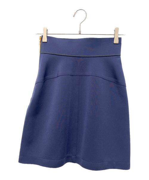 LOUIS VUITTON（ルイ ヴィトン）LOUIS VUITTON (ルイ ヴィトン) テクニカルジャージーフロムフィッティングスカート ネイビー サイズ:34の古着・服飾アイテム