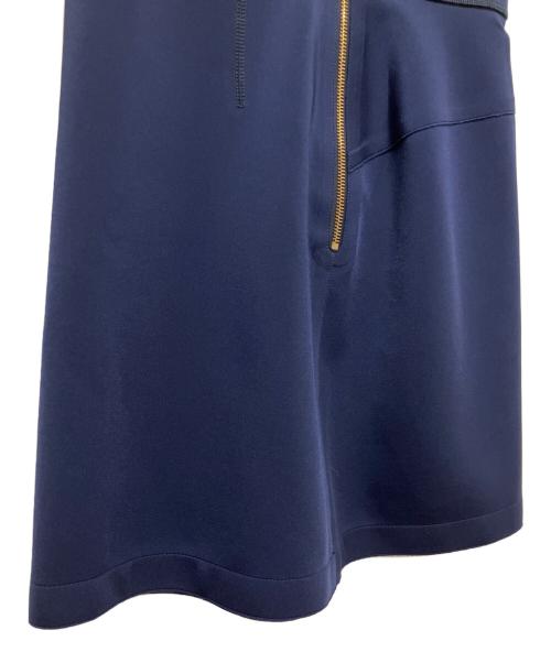 LOUIS VUITTON（ルイ ヴィトン）LOUIS VUITTON (ルイ ヴィトン) テクニカルジャージーフロムフィッティングスカート ネイビー サイズ:34の古着・服飾アイテム