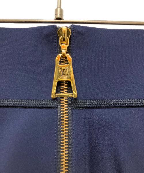 LOUIS VUITTON（ルイ ヴィトン）LOUIS VUITTON (ルイ ヴィトン) テクニカルジャージーフロムフィッティングスカート ネイビー サイズ:34の古着・服飾アイテム