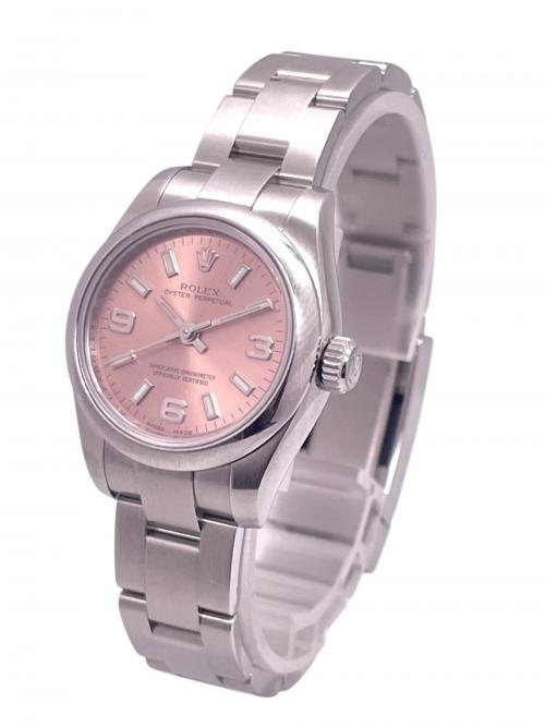 ROLEX（ロレックス）ROLEX (ロレックス) オイスターパーペチュアル/Oyster Perpetual/Ref.176200/ピンク文字盤 ピンク サイズ:26mmの古着・服飾アイテム