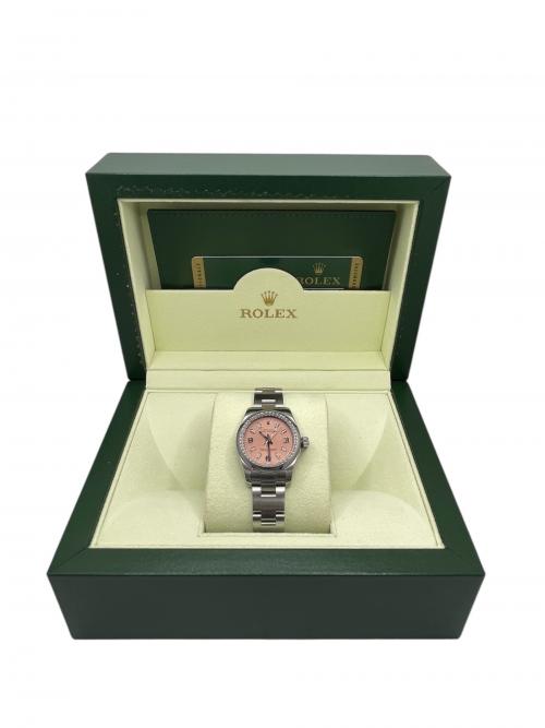 ROLEX（ロレックス）ROLEX (ロレックス) オイスターパーペチュアル/Oyster Perpetual/Ref.176200/ピンク文字盤 ピンク サイズ:26mmの古着・服飾アイテム