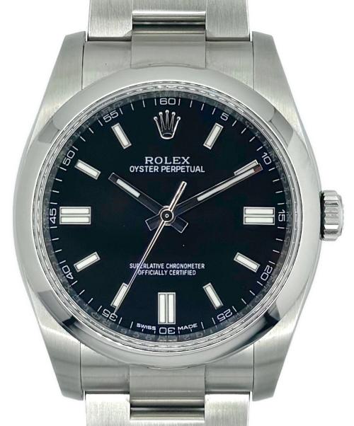ROLEX（ロレックス）ROLEX (ロレックス) OYSTER PERPETUAL オイスターパーペチュアルボーイズ36 Ref.116000/黒文字盤/ドレスウォッチ//腕時計/時計 ブラック サイズ:36ｍｍの古着・服飾アイテム