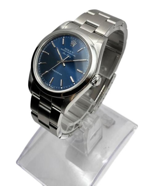 ROLEX（ロレックス）ROLEX (ロレックス) Air king エアキング Ref.14000 34mm 青文字盤 青文字盤 サイズ:34mmの古着・服飾アイテム