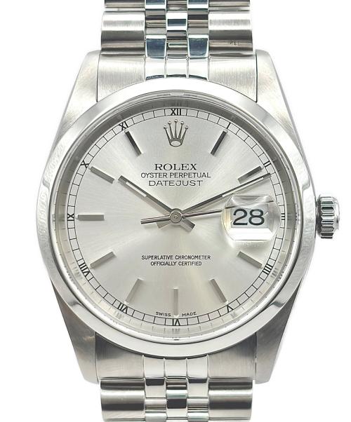 ROLEX（ロレックス）ROLEX (ロレックス) Datejust36 デイトジャスト36 ref:16200 シルバー文字盤 シルバー文字盤 サイズ:36.0mm/17cmの古着・服飾アイテム