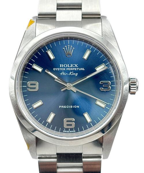 ROLEX（ロレックス）ROLEX (ロレックス) Air-King エアキング Ref:14000M 青文字盤 青文字盤 サイズ:34mm/18cmの古着・服飾アイテム