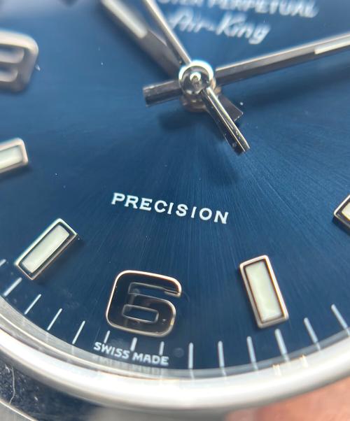 ROLEX（ロレックス）ROLEX (ロレックス) Air-King エアキング Ref:14000M 青文字盤 青文字盤 サイズ:34mm/18cmの古着・服飾アイテム