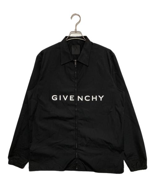 GIVENCHY（ジバンシィ）GIVENCHY (ジバンシィ) ジップアップシャツ ブラック サイズ:38の古着・服飾アイテム