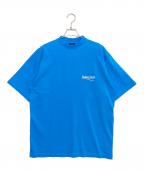 BALENCIAGAバレンシアガ）の古着「Political Campaign Logo T-Shirt」｜スカイブルー