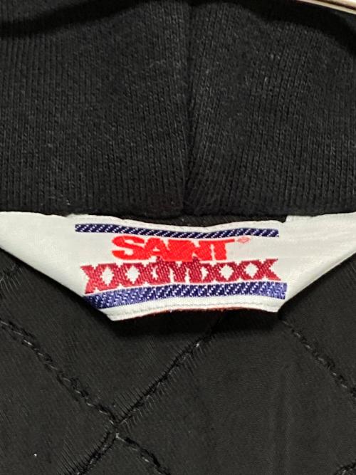 SAINT MICHAEL（セントマイケル）SAINT MICHAEL (セントマイケル) オンブレチェックシャツパーカー アイボリー×ブラック サイズ:Mの古着・服飾アイテム