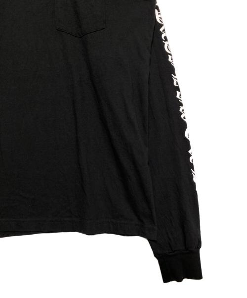 CHROME HEARTS（クロムハーツ）CHROME HEARTS (クロムハーツ) スクロールラベルロングTシャツ ブラック サイズ:Lの古着・服飾アイテム
