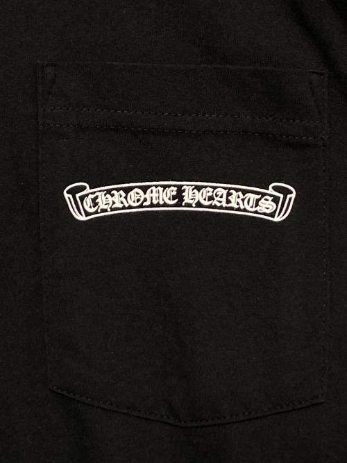CHROME HEARTS（クロムハーツ）CHROME HEARTS (クロムハーツ) スクロールラベルロングTシャツ ブラック サイズ:Lの古着・服飾アイテム
