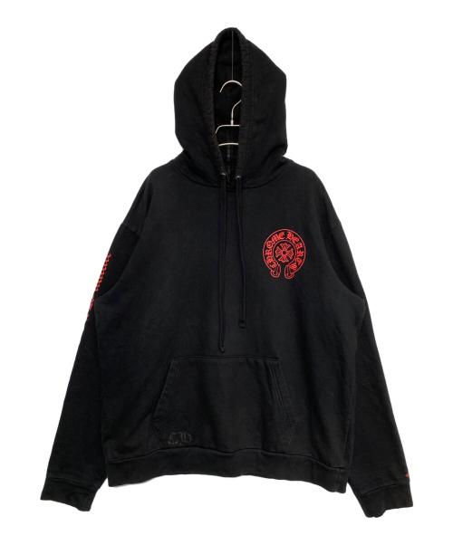 CHROME HEARTS（クロムハーツ）CHROME HEARTS (クロムハーツ) ホースシューパーカー ブラック サイズ:Lの古着・服飾アイテム