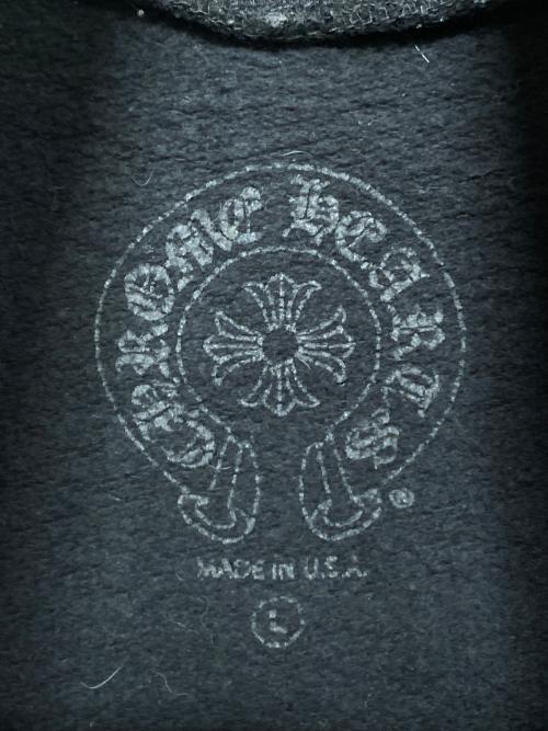 CHROME HEARTS（クロムハーツ）CHROME HEARTS (クロムハーツ) ホースシューパーカー ブラック サイズ:Lの古着・服飾アイテム