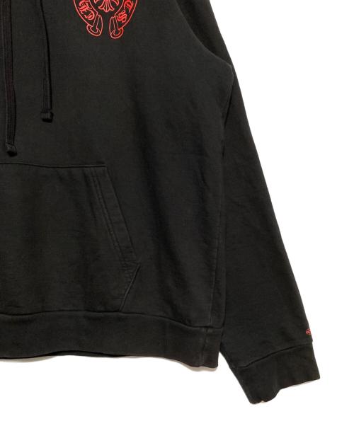 CHROME HEARTS（クロムハーツ）CHROME HEARTS (クロムハーツ) ホースシューパーカー ブラック サイズ:Lの古着・服飾アイテム