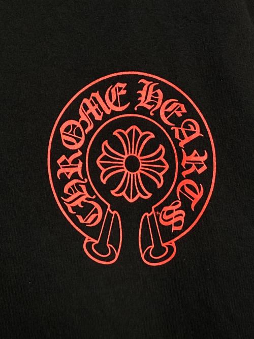 CHROME HEARTS（クロムハーツ）CHROME HEARTS (クロムハーツ) ホースシューパーカー ブラック サイズ:Lの古着・服飾アイテム