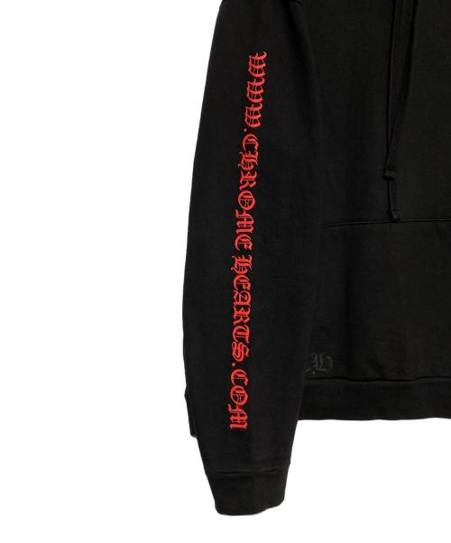 CHROME HEARTS（クロムハーツ）CHROME HEARTS (クロムハーツ) ホースシューパーカー ブラック サイズ:Lの古着・服飾アイテム
