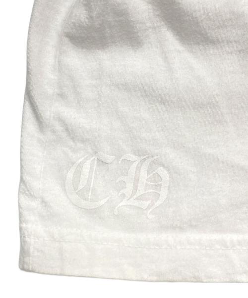 CHROME HEARTS（クロムハーツ）CHROME HEARTS (クロムハーツ) ハーフダガープリントTシャツ ホワイト サイズ:Lの古着・服飾アイテム