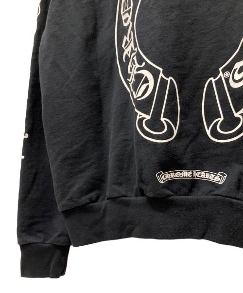 CHROME HEARTS（クロムハーツ）CHROME HEARTS (クロムハーツ) Chrome Hearts Matty Boy Chomper Horseshoe Hoodie ブラック サイズ:Mの古着・服飾アイテム