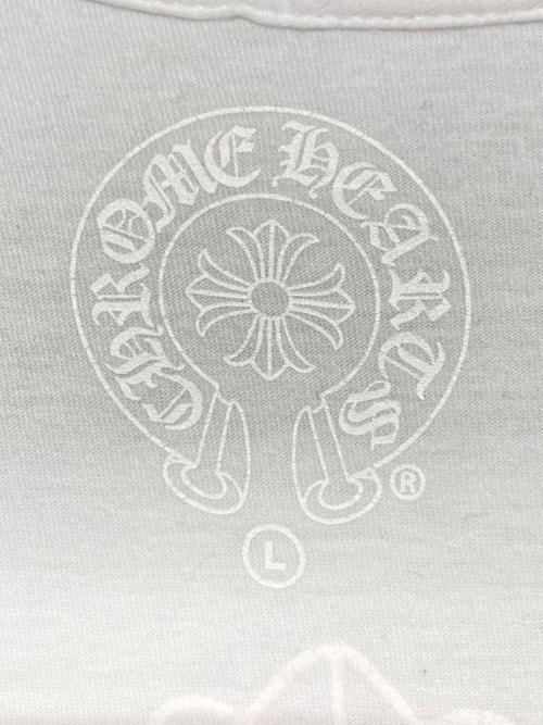 CHROME HEARTS（クロムハーツ）CHROME HEARTS (クロムハーツ) セメタリークロスロングTシャツ ホワイト サイズ:Lの古着・服飾アイテム
