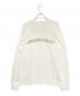 CHROME HEARTS (クロムハーツ) セメタリークロスロングTシャツ ホワイト サイズ:L：60000円