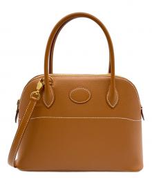 HERMES（エルメス）の古着「ボリード27/ハンドバッグ/ゴールド金具/ゴールド/Z刻印:2021年製」｜ゴールド×G金具