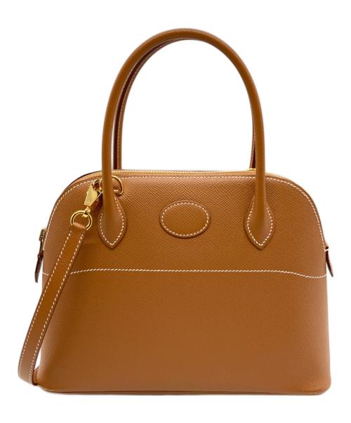 HERMES（エルメス）HERMES (エルメス) ボリード27/ハンドバッグ/ゴールド金具/ゴールド/Z刻印:2021年製 ゴールド×G金具 サイズ:27の古着・服飾アイテム