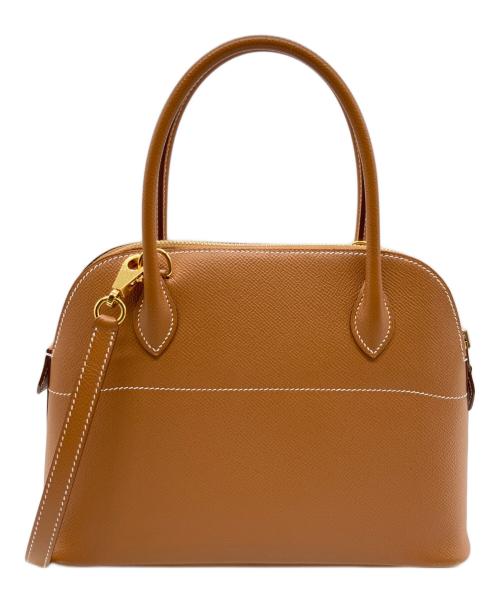 HERMES（エルメス）HERMES (エルメス) ボリード27/ハンドバッグ/ゴールド金具/ゴールド/Z刻印:2021年製 ゴールド×G金具 サイズ:27の古着・服飾アイテム