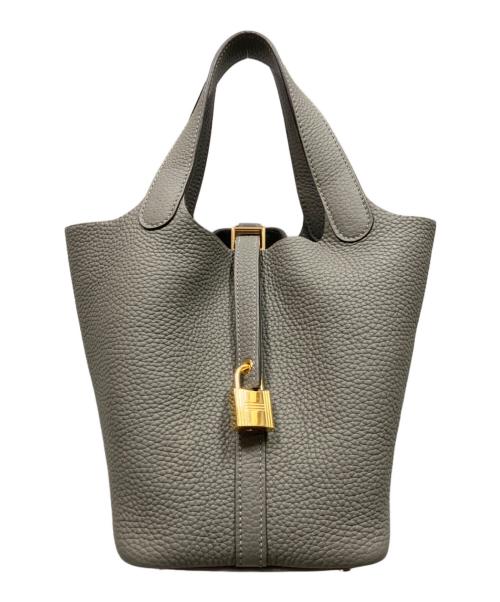 HERMES（エルメス）HERMES (エルメス) ピコタンロックPM/ハンドバッグ グリミスティ サイズ:PMの古着・服飾アイテム