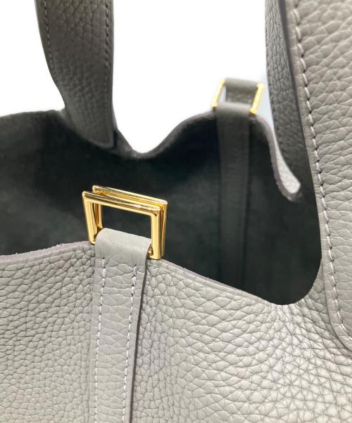 HERMES（エルメス）HERMES (エルメス) ピコタンロックPM/ハンドバッグ グリミスティ サイズ:PMの古着・服飾アイテム