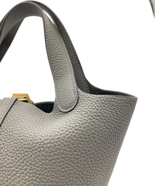 HERMES（エルメス）HERMES (エルメス) ピコタンロックPM/ハンドバッグ グリミスティ サイズ:PMの古着・服飾アイテム