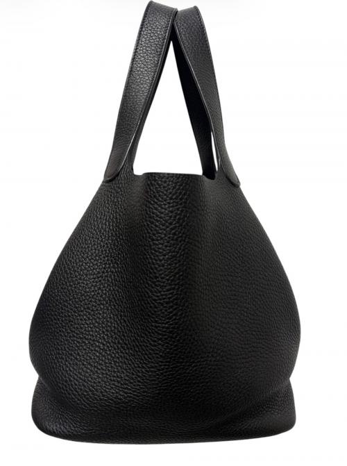 HERMES（エルメス）HERMES (エルメス) ピコタンロック MM/シルバー金具/トリヨンクレマンス/ブラック/Y刻印/2020年 ブラック サイズ:MMの古着・服飾アイテム