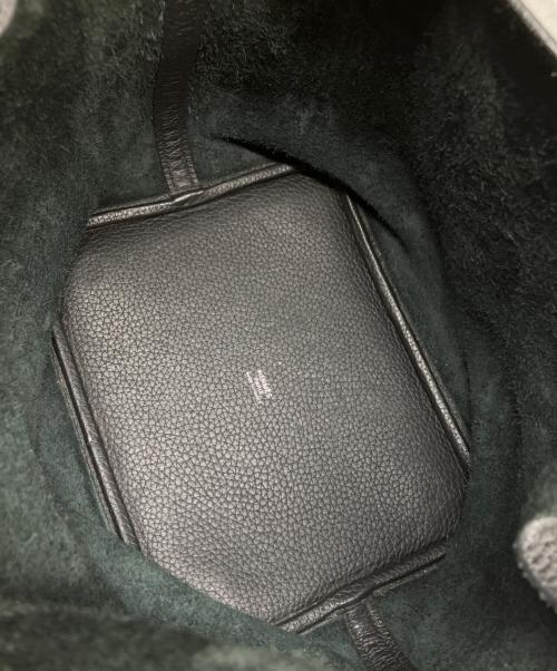 HERMES（エルメス）HERMES (エルメス) ピコタンロック MM/シルバー金具/トリヨンクレマンス/ブラック/Y刻印/ハンドバッグ/バッグ/鞄/ ブラック サイズ:MMの古着・服飾アイテム