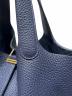HERMES (エルメス) ピコタンロック PM/ゴールド金具/トリヨンクレマンス/ブルーアンクル/C刻印 ブルーアンクル サイズ:PM：450000円