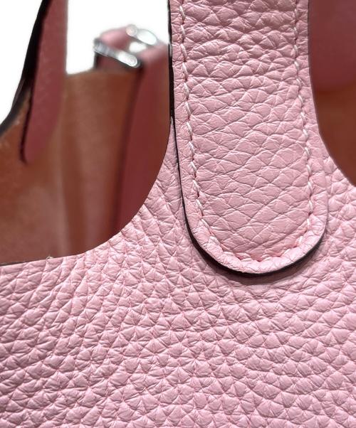 HERMES（エルメス）HERMES (エルメス) ピコタンロック PM/シルバー金具/トレヨンクレマンス/ローズサクラ/U刻印 ローズサクラ サイズ:PMの古着・服飾アイテム