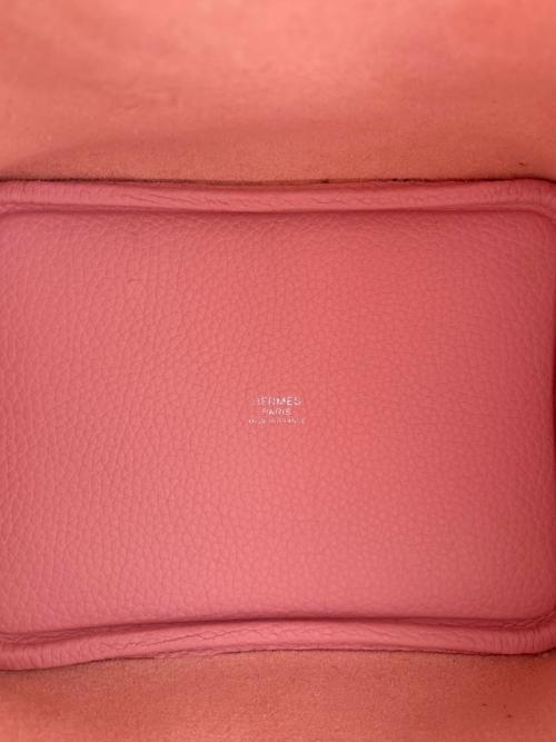 HERMES（エルメス）HERMES (エルメス) ピコタンロック PM/シルバー金具/トレヨンクレマンス/ローズサクラ/U刻印 ローズサクラ サイズ:PMの古着・服飾アイテム