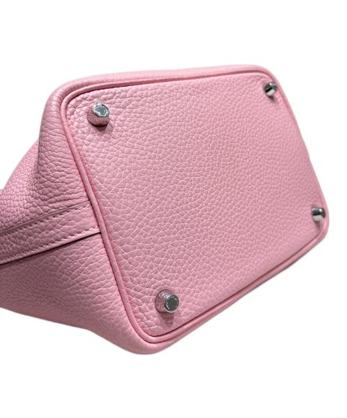 HERMES（エルメス）HERMES (エルメス) ピコタンロック PM/シルバー金具/トレヨンクレマンス/ローズサクラ/U刻印 ローズサクラ サイズ:PMの古着・服飾アイテム
