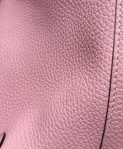 HERMES（エルメス）HERMES (エルメス) ピコタンロック PM/シルバー金具/トレヨンクレマンス/ローズサクラ/U刻印 ローズサクラ サイズ:PMの古着・服飾アイテム