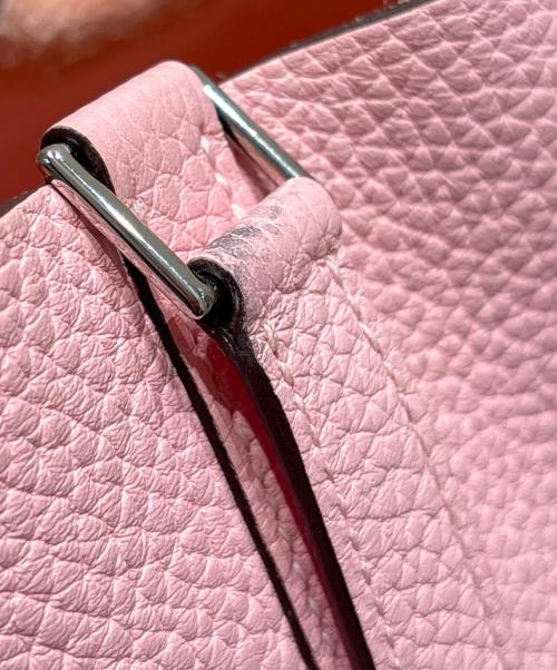 HERMES（エルメス）HERMES (エルメス) ピコタンロック PM/シルバー金具/トレヨンクレマンス/ローズサクラ/U刻印 ローズサクラ サイズ:PMの古着・服飾アイテム
