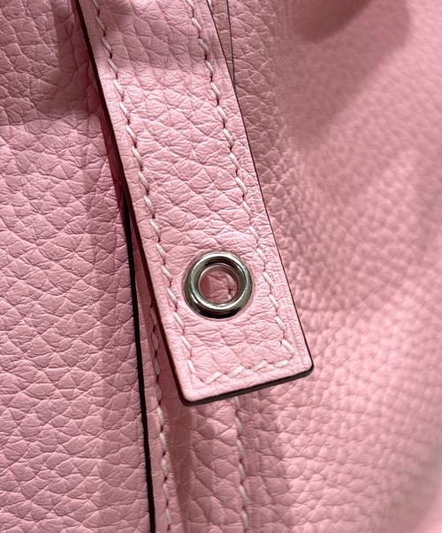 HERMES（エルメス）HERMES (エルメス) ピコタンロック PM/シルバー金具/トレヨンクレマンス/ローズサクラ/U刻印 ローズサクラ サイズ:PMの古着・服飾アイテム