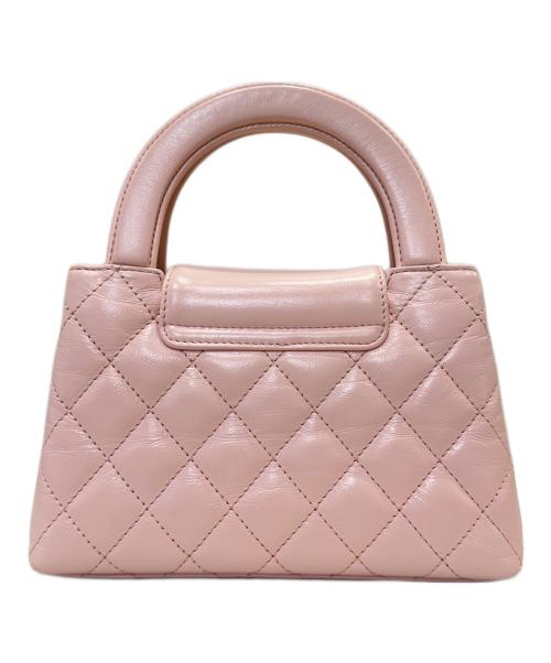 CHANEL（シャネル）CHANEL (シャネル) ハンドルショルダーバッグ ピンク×ゴールド金具の古着・服飾アイテム
